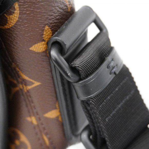 Louis Vuitton Shoulder Bag Monogram Macassar Magnetic M45557 Brown Noir Men's - Picture 10 of 16